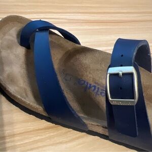Birkenstock Betula Mia Birko-Flor Sandal Navy Size 38